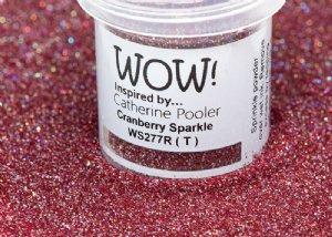 WOW! Embossing Powders - Regular - Cranberry Sparkle