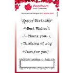 Woodware - Clear Stamps - Boxed Greetings