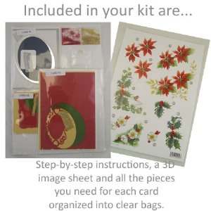 Scrap 'n Stamp Exclusive Card Kit - Christmas Greetings