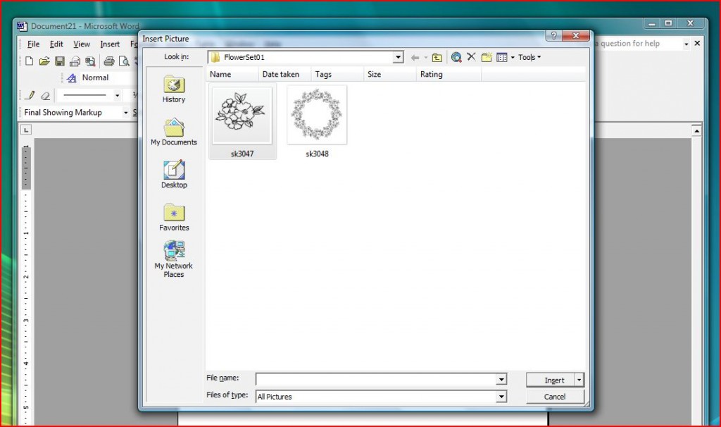 Digital Basics Using Digital Stamps in Word Scrap N Stamp