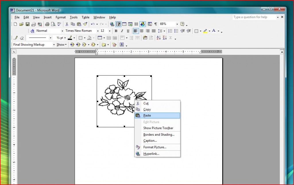 Digital Basics Using Digital Stamps in Word Scrap N Stamp
