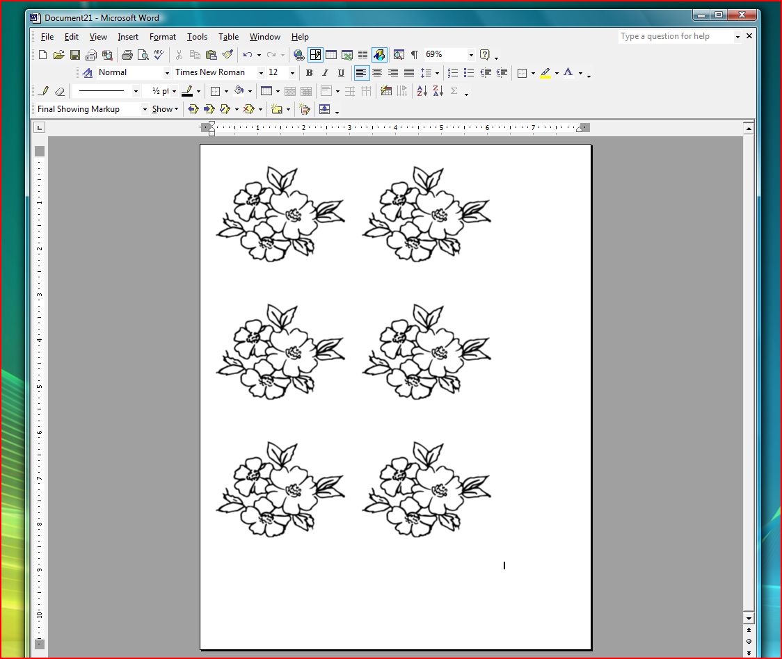 Digital Basics - Using Digital Stamps in Word | Scrap N Stamp image.