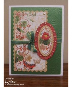 embossing tutorial dreamweaver stencils shot card scrap stamp tuesday