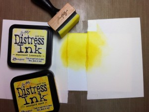 Apply lightest colour using ink tool first