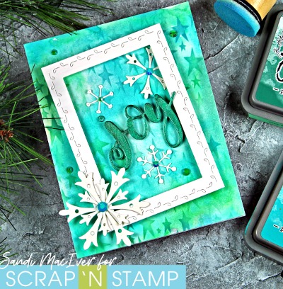 Distress Oxide Christmas Cards
