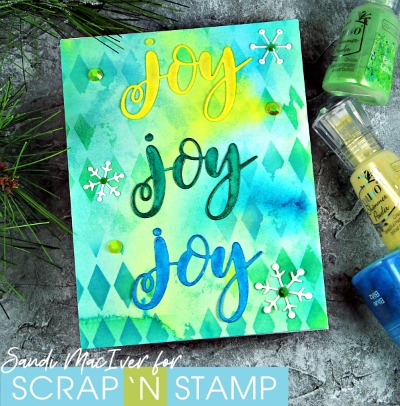 Distress Oxide Christmas Cards