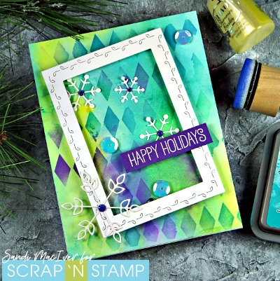 Distress Oxide Christmas Cards