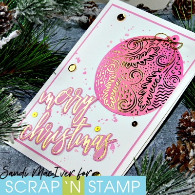 Picket Fence Studios Foiled Christmas Cards