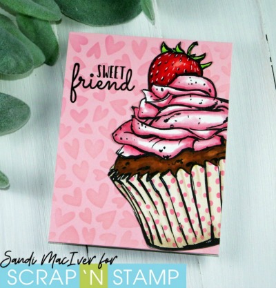 Sweet Friend Cupcake for Scrap 'N Stamp Canada