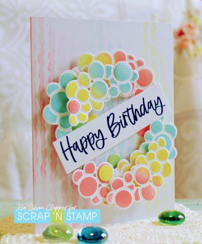 Honey Bee Happy Birthday Card Using Ballon Arch