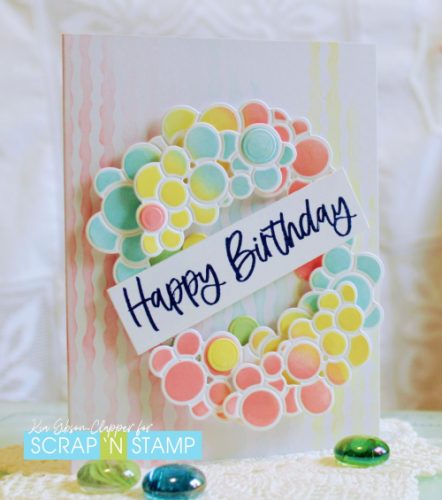 Honey Bee Happy Birthday Card using Ballon Arch