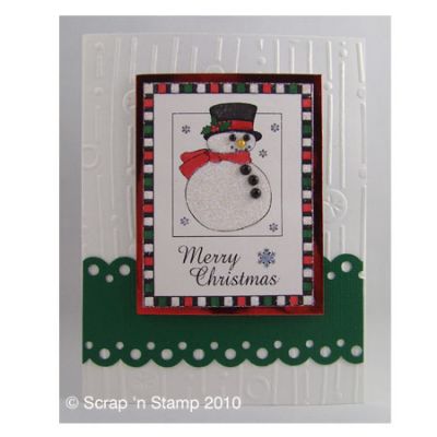 Card Made with Studio K Digital Stamp - Snowman Set
