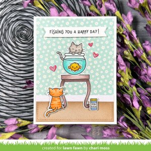 Lawn Fawn - Clear Stamp - Keep On Swimming Add-On