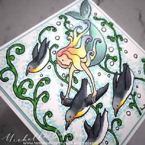 Colorado Craft Company - Clear Stamp - Mermaid & Penguins