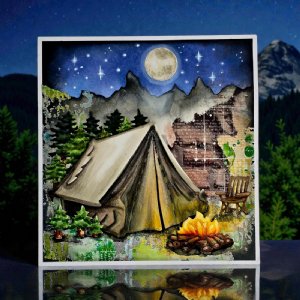 AALL and Create - Die-Cutting Die Set - Campout Magic