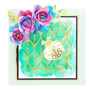 Glimmer - Hot Foil Plate & Dies - Lovely Ladybug