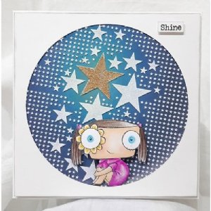 AALL & Create - Stencil - 6" x 6" - #126 - Lotza Starz