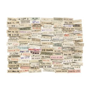 Tim Holtz - Ephemera Snippets - Number Strips