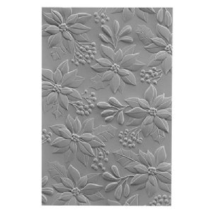 Spellbinders - 3D Embossing Folder - Scenic Poinsettias