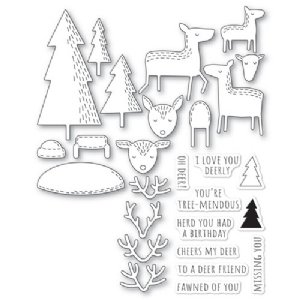 Poppystamps - Whittle Forest Reindeer Kit