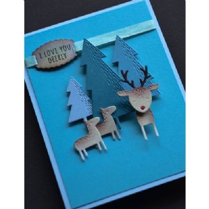 Poppystamps - Whittle Forest Reindeer Kit