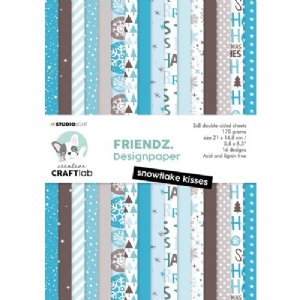 Studio Light -  Paperpad - Snowflake Kisses Friendz 