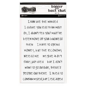 Ranger Ink - Dylusions - Bigger Back Chat Stickers - White Set 