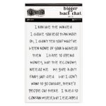 Ranger Ink - Dylusions - Bigger Back Chat Stickers - White Set 