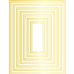 Memory Box - Hot Foil Plate - Rectangle Double Border