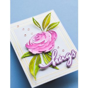 Memory Box - Hot Foil Plate - Rectangle Double Border