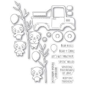 Poppystamps - Die - Whittle Panda Pickup Kit