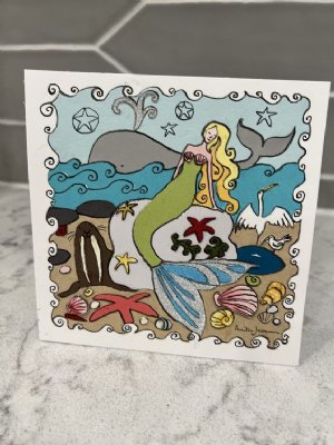 Colorado Craft Company - Clear Stamp - Mermaid & Whale