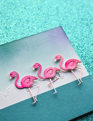 Poppystamps - Die - Whittle Flamingo