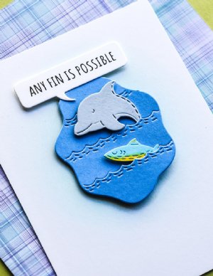 Poppystamps - Die - Whittle Dolphin