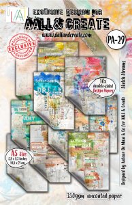 AALL and Create - A5 Design Paper - Sketch Streams