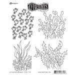 Dylusions - Cling Stamp - Ocean Backgrounds