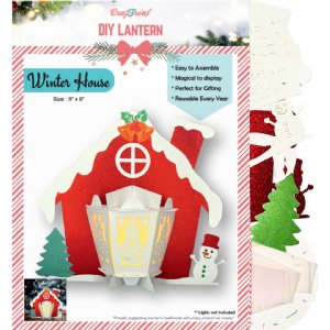CrafTreat -DIY Paper Lanterns - Winter House