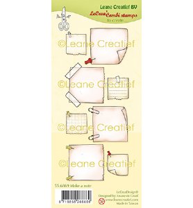 Lecreadesign Combi - Clear Stamp - Make A Note