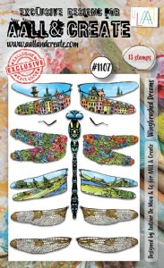 AALand Create - Clear Stamp - #1107, Wingbrushed Dreams