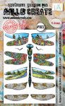 AALand Create - Clear Stamp - #1107, Wingbrushed Dreams