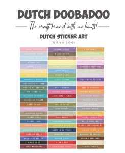Dutch Doobadoo - Stickers - Distress Oxide Strips