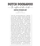 Dutch Doobadoo - Stickers - Happy Spring 1