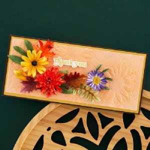 Spellbinders - Embossing Folder - Basket Of Sunflowers