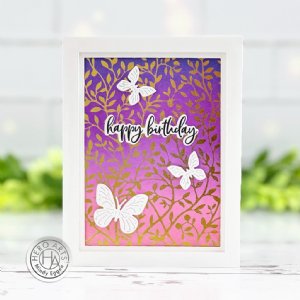 Hero Arts - Die - Butterfly Foliage 