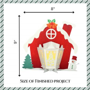 CrafTreat -DIY Paper Lanterns - Winter House