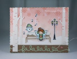 Lawn Fawn - Dies - Fa La La La La Border