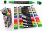 Tooli Art - Acrylic Dual Tip Paint Pens - Essential