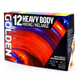 GOLDEN - HEAVY BODY ACRYLIC - MIXING SET/1