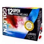 GOLDEN - HEAVY BODY ACRYLIC- OPEN MIXING SET/12