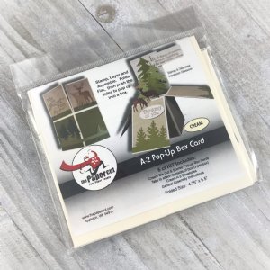 The Paper Cut - Pop Box Card - A2 Cream